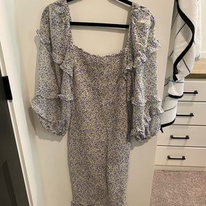 Petal & Pup fitted midi dress